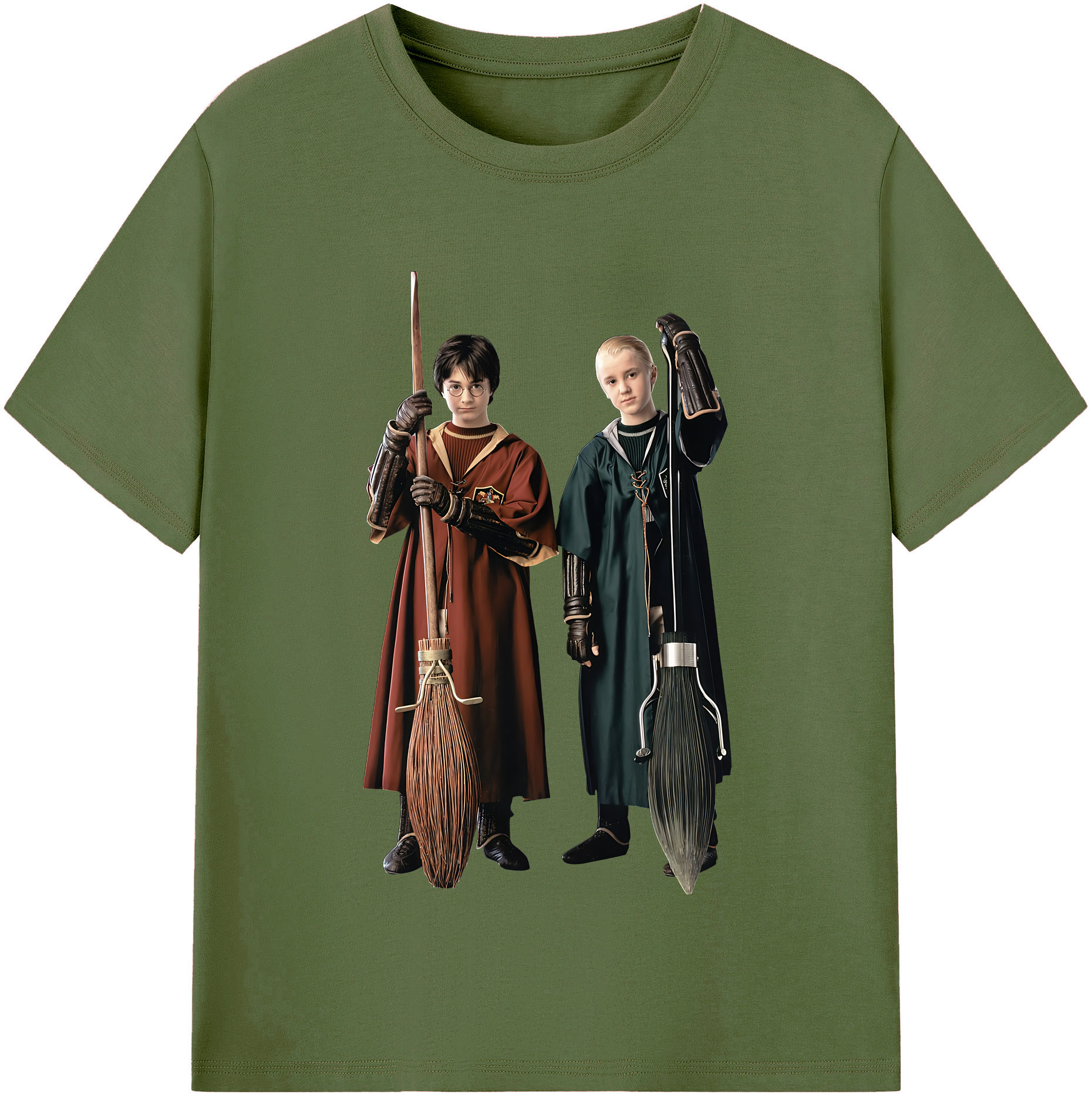 （画像用） Harry Potter ハリー・ポッターシリーズ 綿100％半袖Tシャツ（フロントプリント）